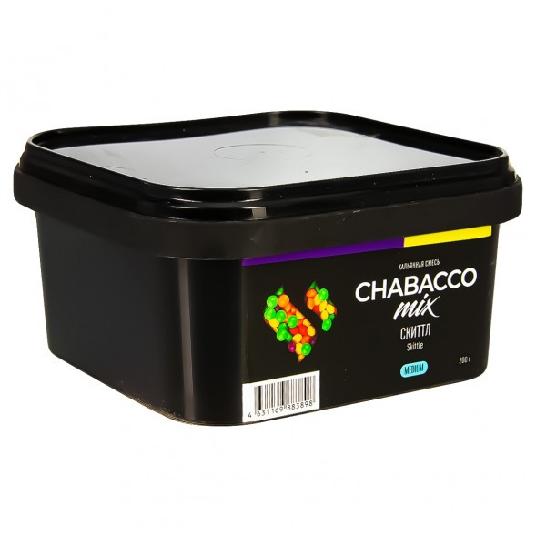 Смесь Chabacco MIX MEDIUM - Skittle (Скиттл, 200 грамм) купить в Томске