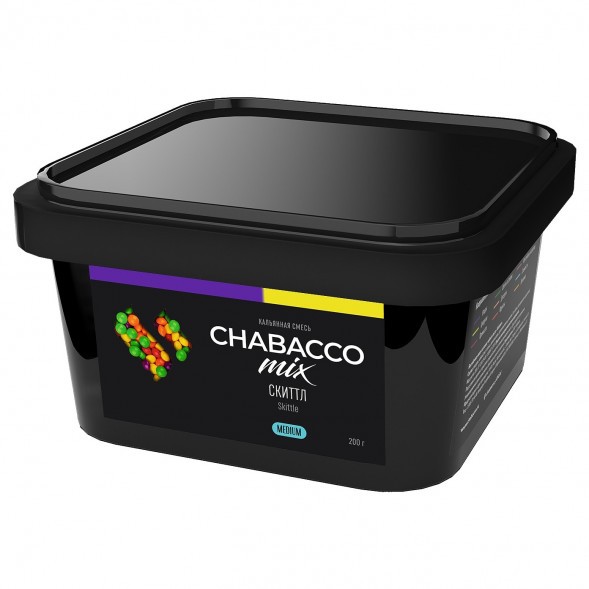 Смесь Chabacco MIX MEDIUM - Skittle (Скиттл, 200 грамм) купить в Томске