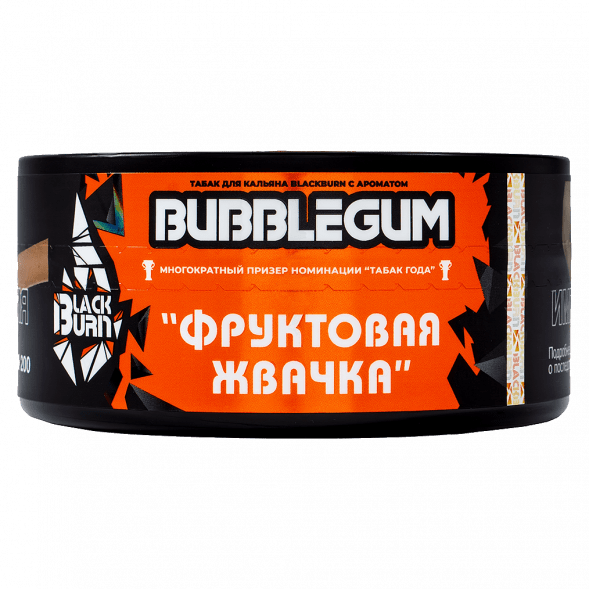 Табак BlackBurn - Bubble Gum (Фруктовая Жвачка, 100 грамм) купить в Томске