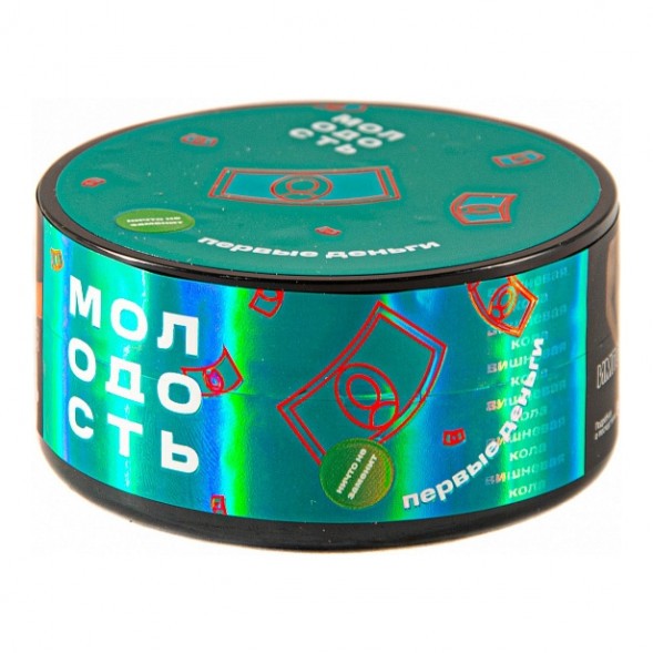 Табак Молодость - Первые Деньги (Вишнёвая Кола, 25 грамм) купить в Томске