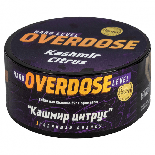 Табак Overdose - Kashmir Citrus (Кашмир Цитрус, 25 грамм) купить в Томске