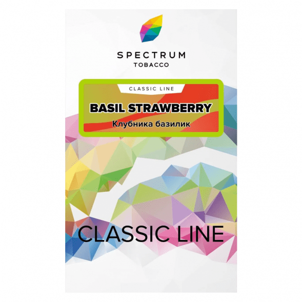 Табак Spectrum - Basil Strawberry (Клубника Базилик, 25 грамм) купить в Томске