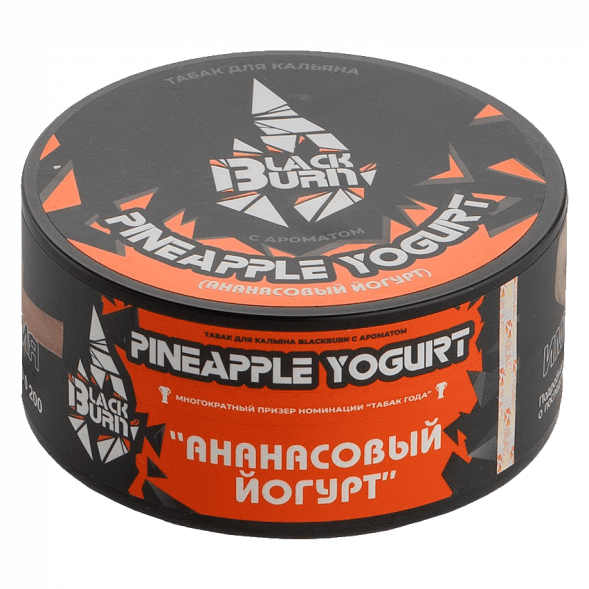 Табак BlackBurn - Pineapple Yogurt (Ананасовый Йогурт, 100 грамм) купить в Томске
