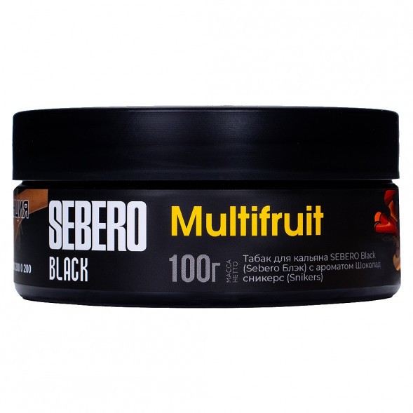 Табак Sebero Black - Multifruit (Сок Мультифрукт, 100 грамм) купить в Томске