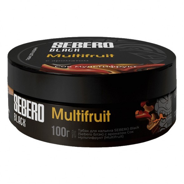 Табак Sebero Black - Multifruit (Сок Мультифрукт, 100 грамм) купить в Томске