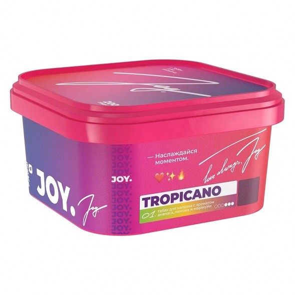 Табак Joy - Tropicano (Ананас, Лимон и Маракуйя, 200 грамм) купить в Томске