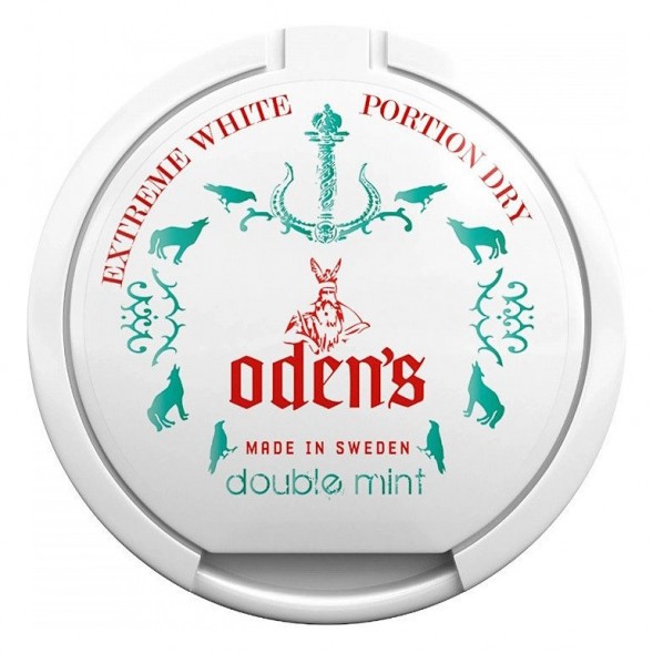 Табак жевательный ODENS - TAR Double Mint Extreme White Dry (16 грамм, Россия) купить в Томске