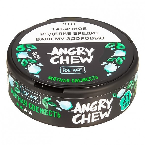 Табак жевательный Angry Chew Slim Medium - Мятная Свежесть (12 грамм) купить в Томске