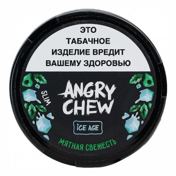 Табак жевательный Angry Chew Slim Medium - Мятная Свежесть (12 грамм) купить в Томске