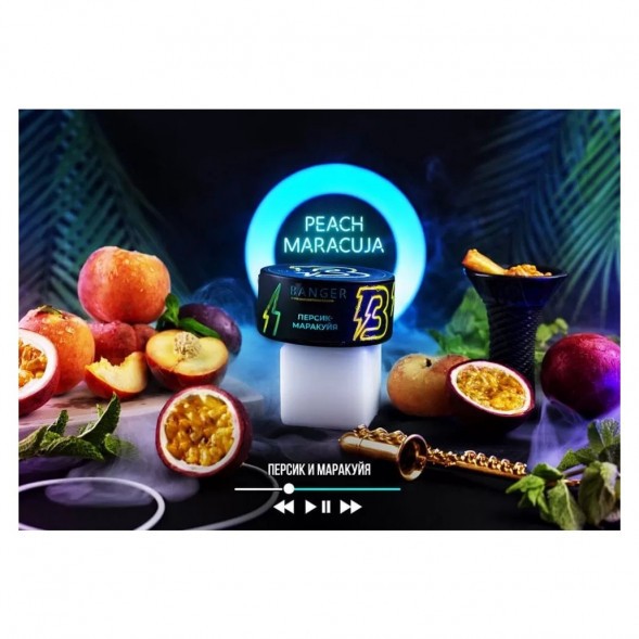 Табак Banger - Peach Maracuja (Персик, Маракуйя, 100 грамм) купить в Томске
