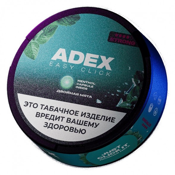 Табак жевательный ADEX ULTRA STRONG WIDE Click - Двойная Мята купить в Томске
