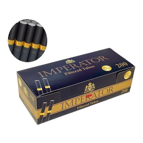 Гильзы сигаретные Imperator - Black Super Long Gold (84х25 мм, 200 шт.) купить в Томске