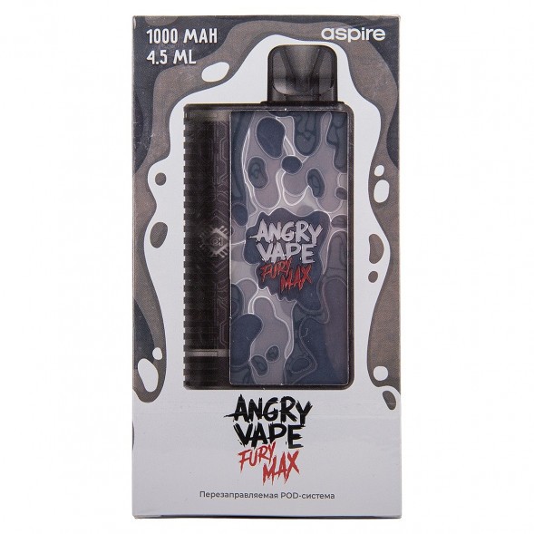Электронная сигарета Brusko - Angry Vape Fury Max (Чёрный) купить в Томске