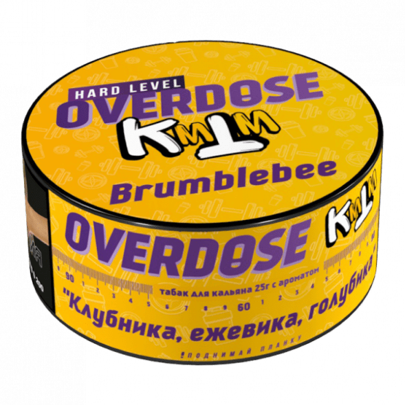 Табак Overdose - Brumblebee (Клубника, Ежевика, Голубика, 25 грамм) купить в Томске