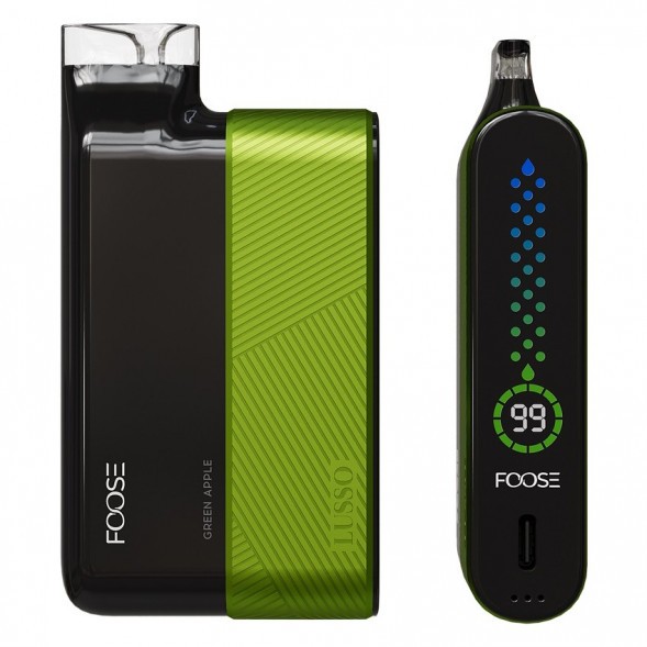 FOOSE LUSSO - Зелёное Яблоко (Green Apple, 10000 затяжек) купить в Томске