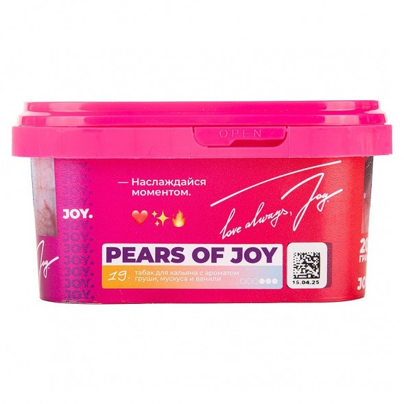 Табак Joy - Pears Of Joy (Груша, Мускус и Ваниль, 200 грамм) купить в Томске