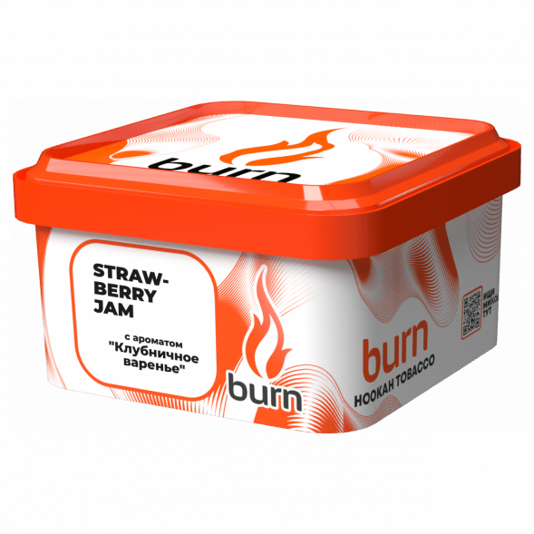 Табак Burn - Strawberry Jam (Клубничное Варенье, 200 грамм) купить в Томске