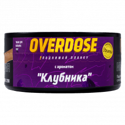 Табак Overdose - Strawberry (Клубника, 100 грамм)