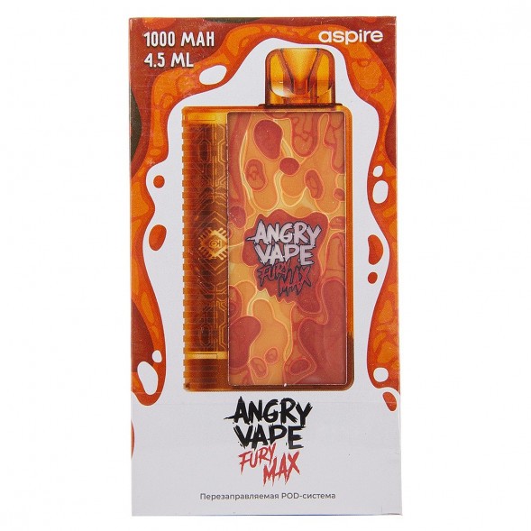 Электронная сигарета Brusko - Angry Vape Fury Max (Оранжевый) купить в Томске