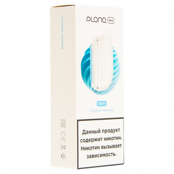 PLONQ MAX - Голубой Лимонад (6000 затяжек) купить в Томске
