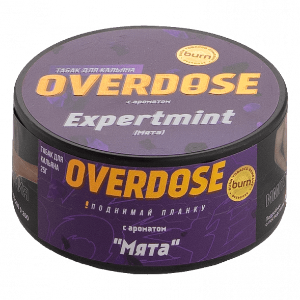Табак Overdose - Expertmint (Мята, 25 грамм) купить в Томске