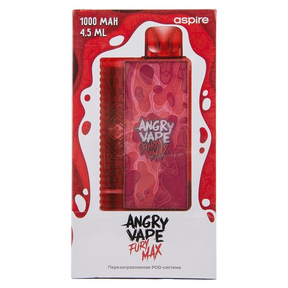 Электронная сигарета Brusko - Angry Vape Fury Max (Красный) купить в Томске