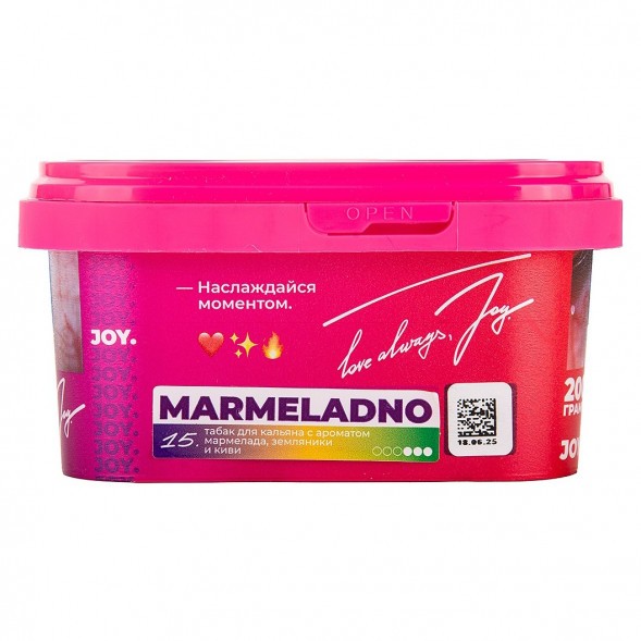 Табак Joy - Marmeladno (Мармелад, Земляника и Киви, 200 грамм) купить в Томске