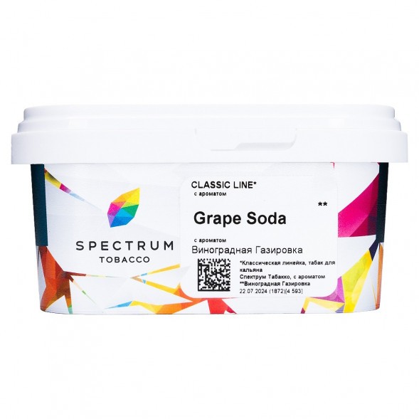 Табак Spectrum - Grape Soda (Виноградная Газировка, 200 грамм) купить в Томске