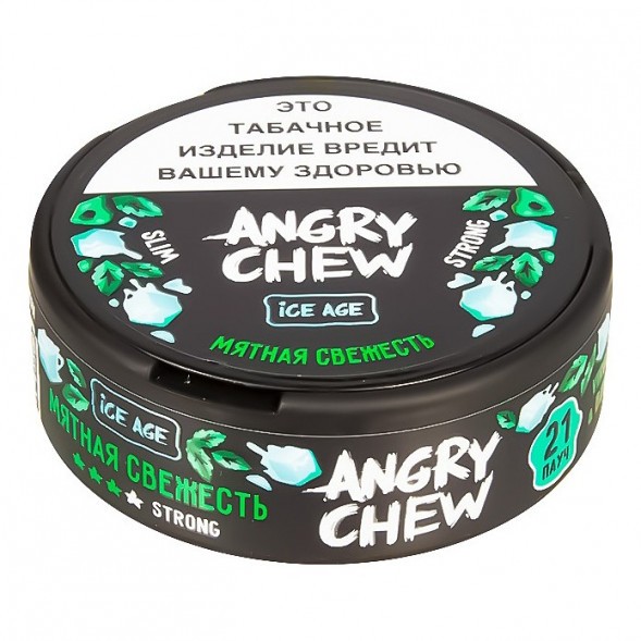Табак жевательный Angry Chew Slim Strong - Мятная Свежесть (12 грамм) купить в Томске