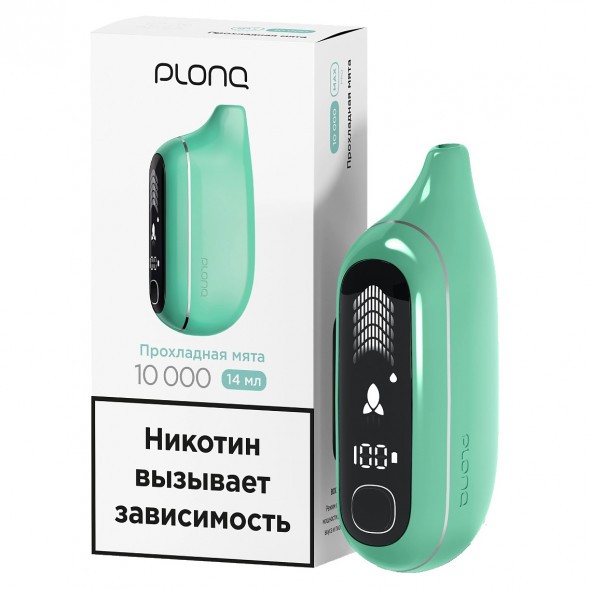 PLONQ MAX PRO - Прохладная Мята (10000 затяжек) купить в Томске