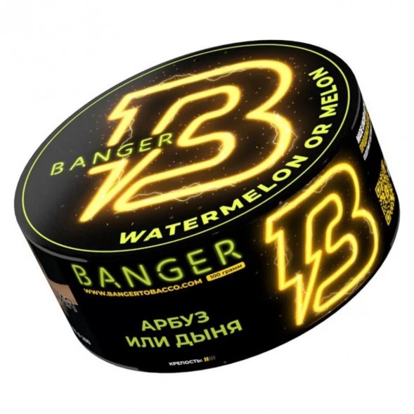 Табак Banger - Watermelon or Melon (Арбуз или Дыня, 100 грамм) купить в Томске