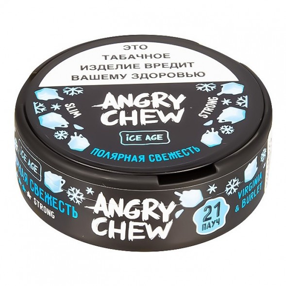 Табак жевательный Angry Chew Slim Strong - Полярная Свежесть (12 грамм) купить в Томске
