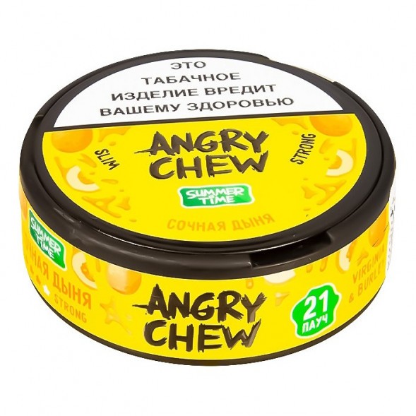 Табак жевательный Angry Chew Slim Strong - Сочная Дыня (12 грамм) купить в Томске