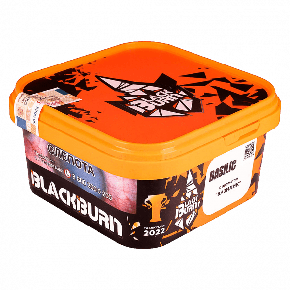 Табак BlackBurn - Basilic (Базилик, 200 грамм) купить в Томске