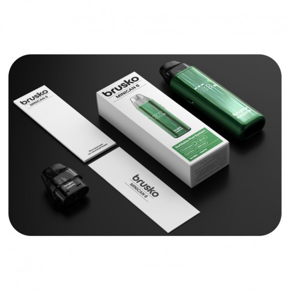 Электронная сигарета Brusko - Minican 6 (Рубиновый - Crimson Red) купить в Томске