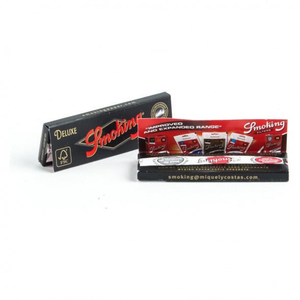 Бумага для самокруток Smoking - Regular Deluxe (70х37 мм, 60 штук) купить в Томске