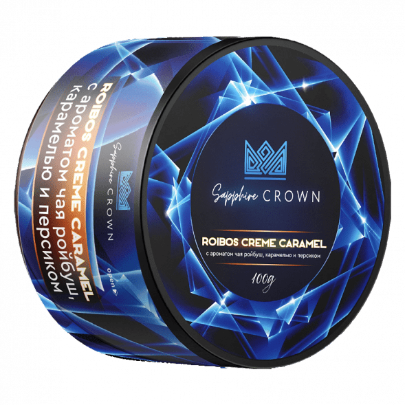 Табак Sapphire Crown - Roibos Creme Caramel (Чай Ройбуш с Карамелью и Персиком, 25 грамм) купить в Томске
