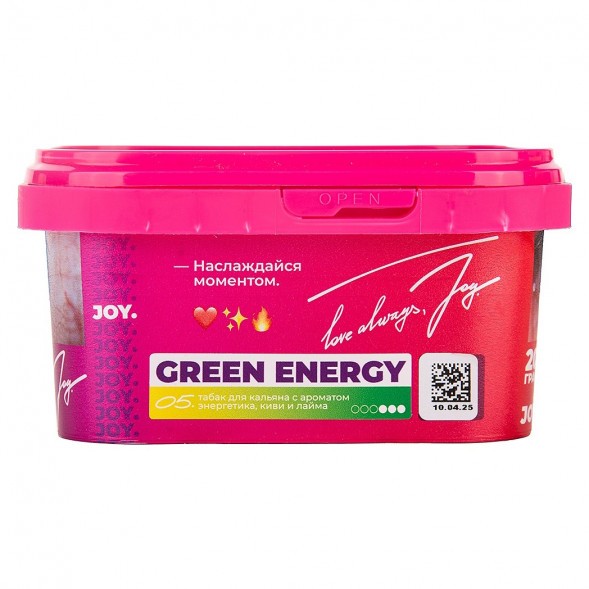 Табак Joy - Green Energy (Энергетик, Киви и Лайм, 200 грамм) купить в Томске