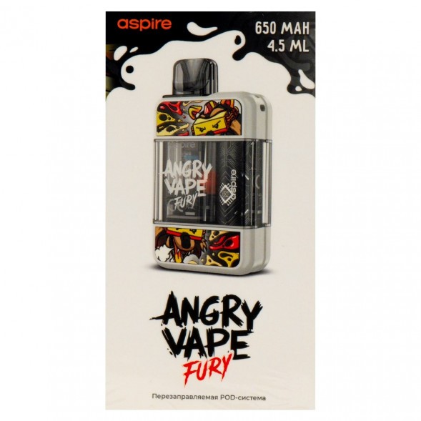 Электронная сигарета Brusko - Angry Vape Fury (650 mAh, Белый) купить в Томске