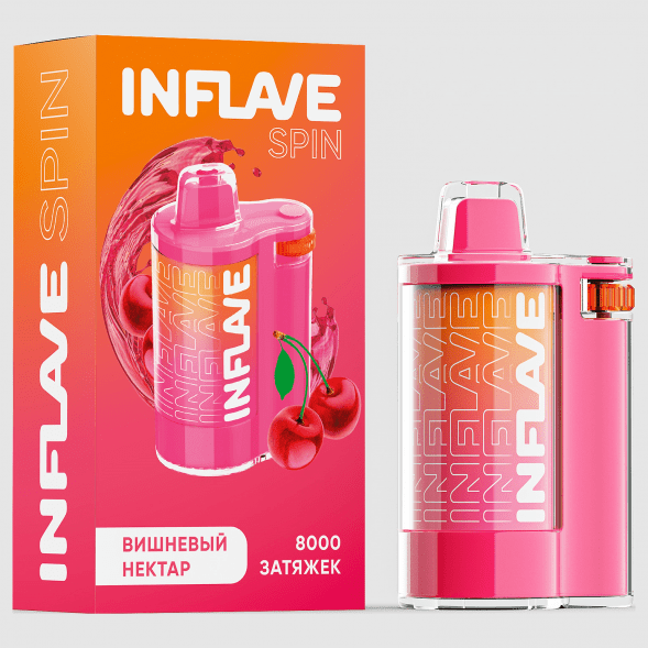 INFLAVE SPIN - Вишнёвый Нектар (8000 затяжек) купить в Томске