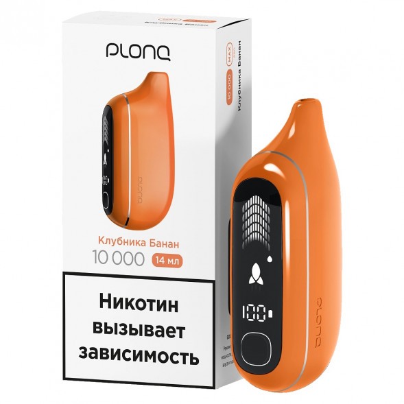 PLONQ MAX PRO - Клубника Банан (10000 затяжек) купить в Томске