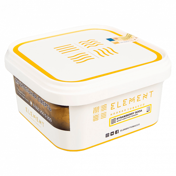 Табак Element Воздух - Strawberry Soda (Клубничная Газировка, 200 грамм) купить в Томске