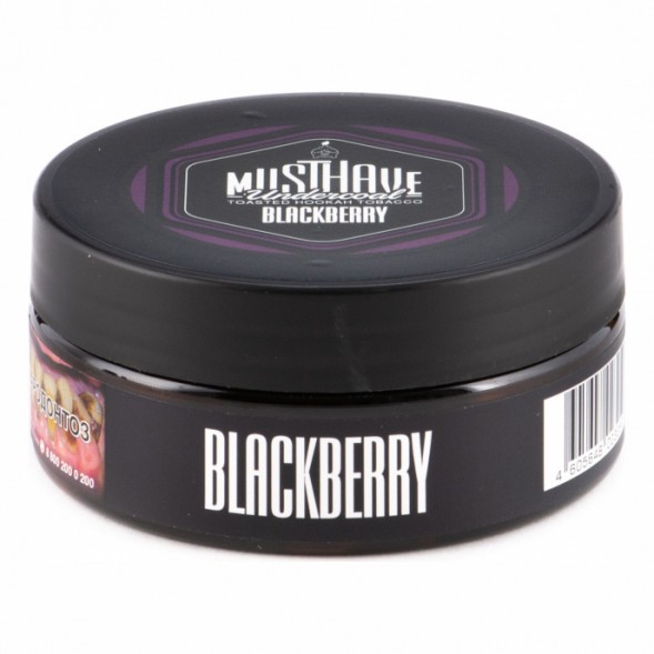 Табак Must Have - Blackberry (Ежевика, 125 грамм) купить в Томске