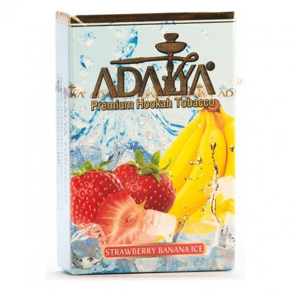 Табак Adalya - Strawberry Banana Ice (Ледяная Клубника и Банан, 50 грамм, Акциз) купить в Томске