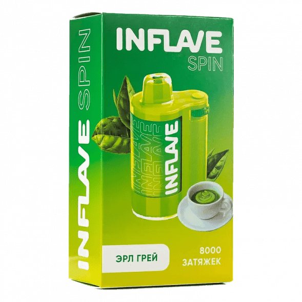 INFLAVE SPIN - Эрл Грей (8000 затяжек) купить в Томске