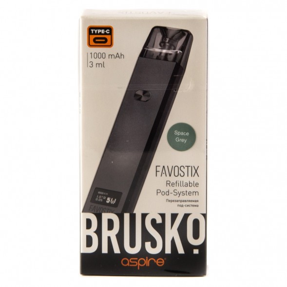 Электронная сигарета Brusko - Favostix (Серый) купить в Томске