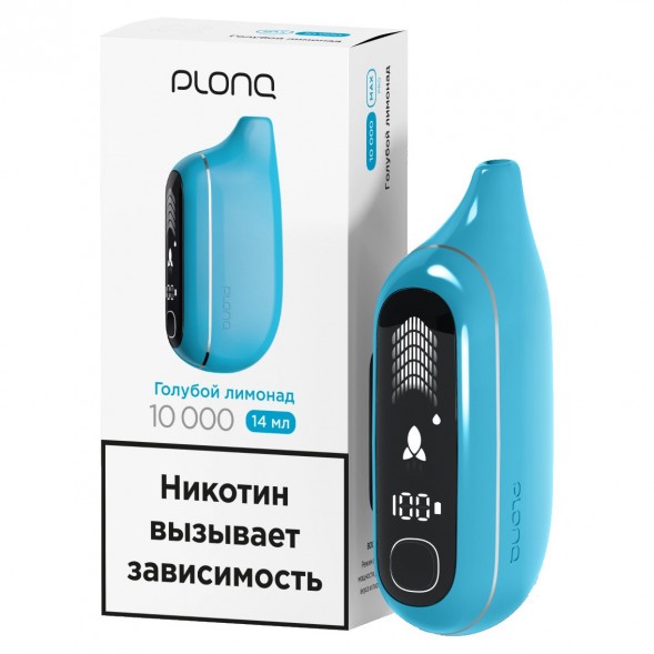 PLONQ MAX PRO - Голубой Лимонад (10000 затяжек) купить в Томске
