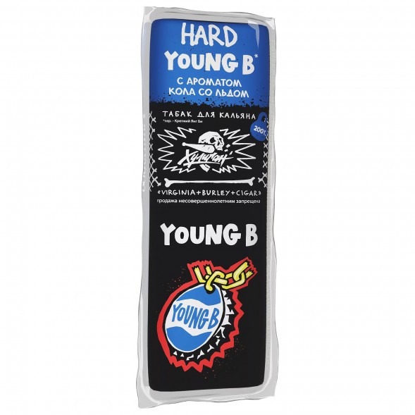Табак Хулиган Hard - Young B (Кола со Льдом, 200 грамм) купить в Томске