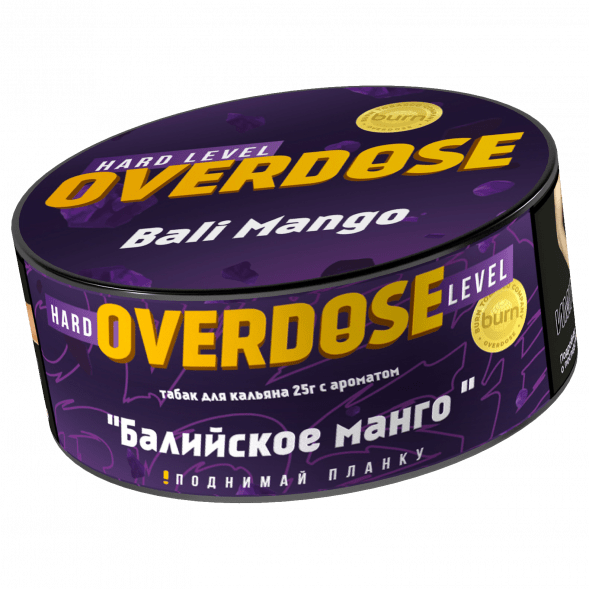 Табак Overdose - Bali Mango (Балийское Манго, 25 грамм) купить в Томске