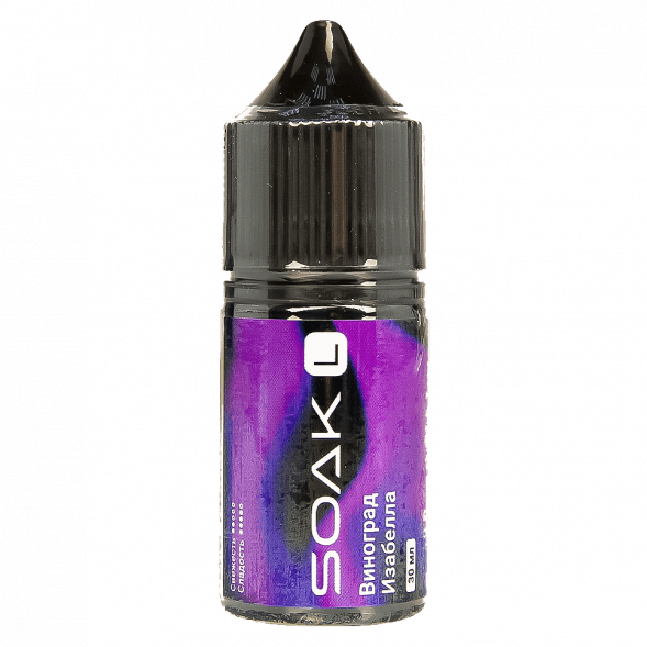 Жидкость SOAK L30 - Isabella Grapes (Виноград Изабелла, 30 мл, 2 мг) купить в Томске